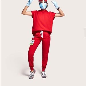 FIGS Red scrubs
